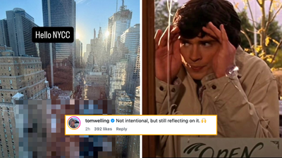Tom Welling Accidentally Leaked His Willy On His IG Story & His Response Is Hilarious